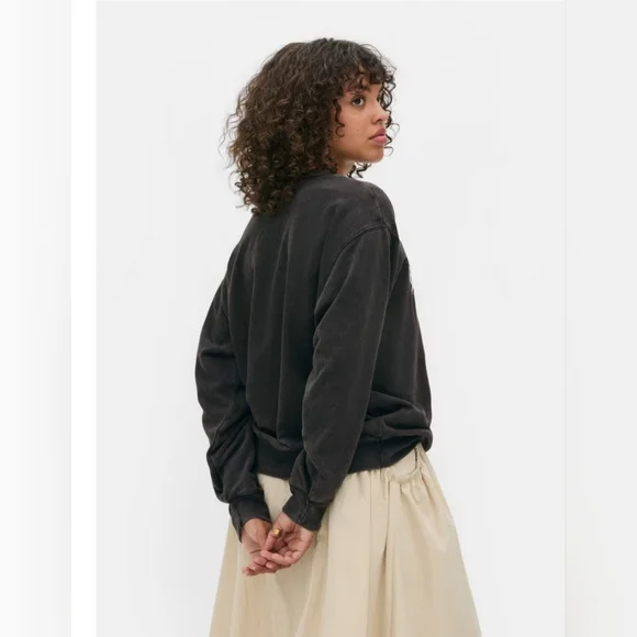 Disney Tim Burton The Nightmare Before Christmas Graphic Sweatshirt Acid Washed - Picture 3 of 8